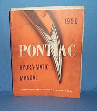 1959 Pontiac Hydra-Matic Manual, soiled