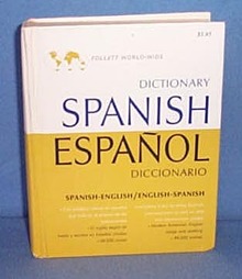 1966 Follett World-Wide Spanish Dictionary