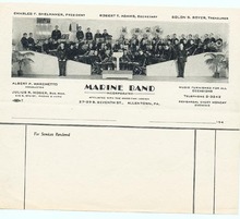 Allentown PA Marine Band billhead