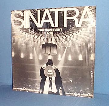 Sinatra The Main Event Live LP record