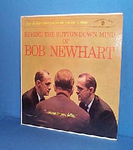 Behind the Button Down Mind of Bob Newhart LP record