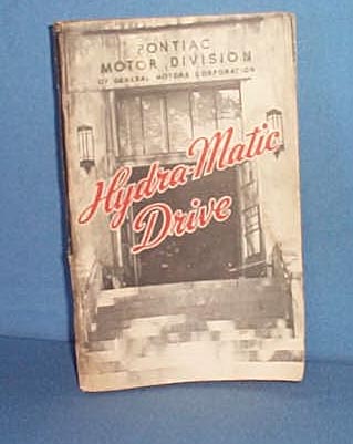 1947 Pontiac Hydra-Matic Drive manual