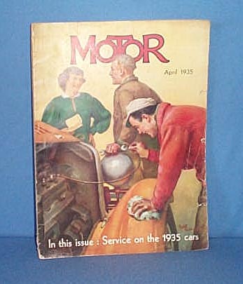 MOTOR, April, 1935 magazine