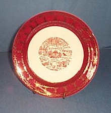 Homer Laughlin Williamsburg VA souvenir plate