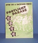 Sittin' On A Backyard Fence Sheet Music featuring James Cagney