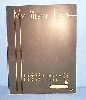 My Silent Love Sheet Music