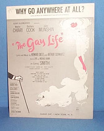 Why Go Anywhere At All? Sheet Music from the musical