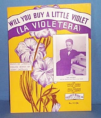 Will You Buy a Little Violet Sheet Music