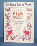 City Mouse, Country Mouse Sheet Music from musical