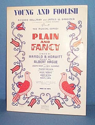 Young and Foolish Sheet Music from musical