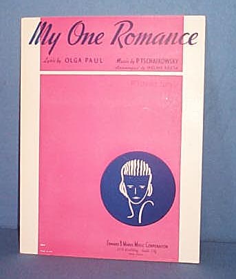 My One Romance Sheet Music by Tschaikowsky