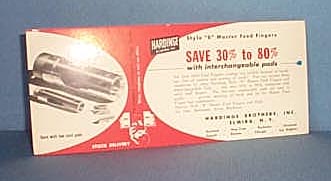 Hardinge Brothers, Elmira NY ink blotter