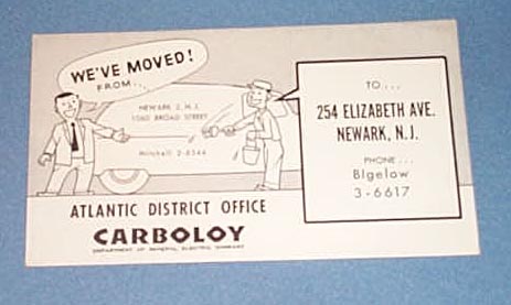 Ink Blotter from Carboloy