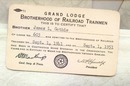 1941Brotherhood of Railroad Trainmen card