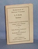 Lehigh Valley Railroad System Letters and Interpretations, 1928
