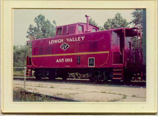 Lehigh Valley Railroad Caboose photograph