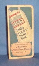 1934 Armour Fertilizer Works note book