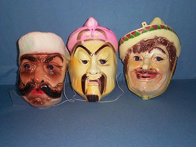 3 1960s Halloween masks