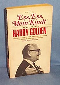 Ess, Ess, Mein Kindt Eat, Eat, My Child by Harry Golden
