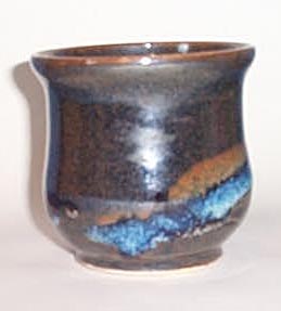 Wendt Pottery Mt. Saint Helen's Volcanic Ash Glaze pot