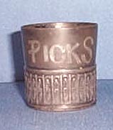 Charles Rogers triple plate toothpick holder