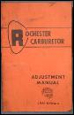 General Motors Rochester Carburetor Adjustment Manual, 1961 edition