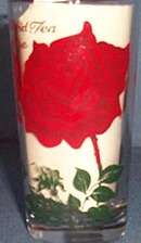Hybrid Tea Rose glass tumbler