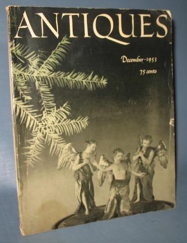 Antiques magazine, December, 1953