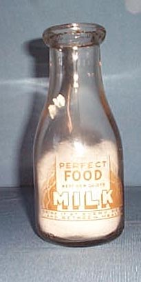 West View Dairy, Souderton, PA pint milk bottle