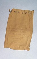 Quakertown National Bank green bank bag, Quakertown PA