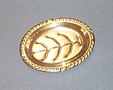 Canterbury Silver Plate small oval meat tray