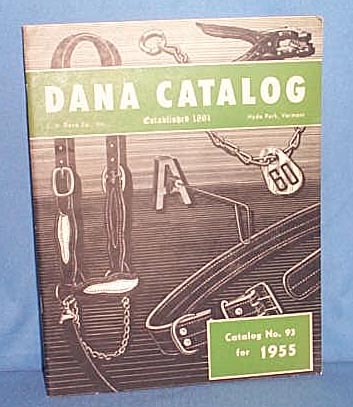 Dana Catalog, 1955, C. H. Dana Co., Hyde Park, Vermont