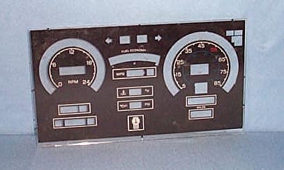 Kaiser Willys glass instrument panel cover