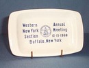American Ceramic Society Western New York Section Annual Meeting, Buffalo NY 12-13-1968 ceramic tray