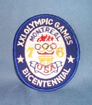 1976 XXI Montreal Olympic Games patch - United States Bicentennial