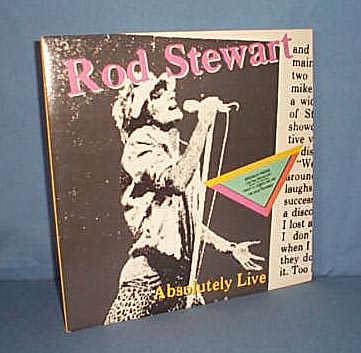 33 RPM LP Rod Stewart Absolutely Live