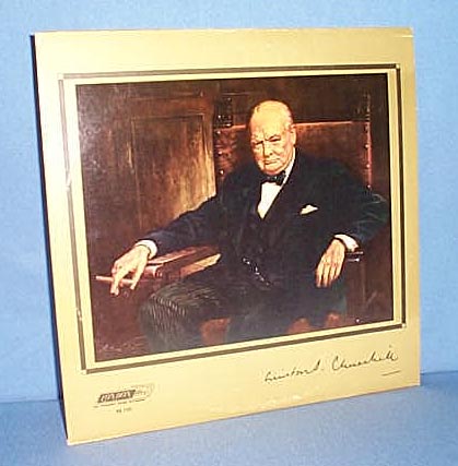 33 RPM LP The Voice of Winston Churchill