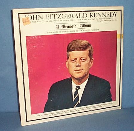 33 RPM LP John Fitzgerald Kennedy A Memorial Album