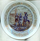 D'Arceau-Limoges Lafayette Legacy Collection Plate II Layayette Disembarks from His Ship