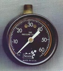 Sears round tire pressure gauge