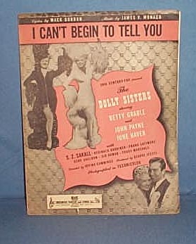 I Can't Begin To Tell You sheet music