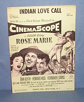 Indian Love Call sheet music