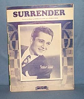 Surrender sheet music