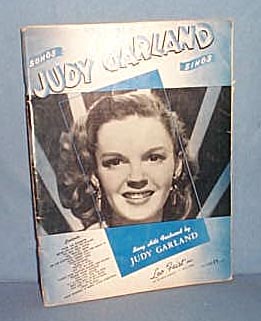 Songs Judy Garland Sings music book