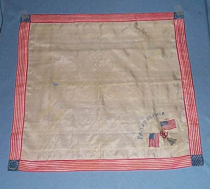 Philadelphia National Sesqui-Centennial handkerchief