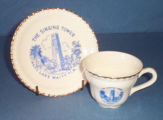The Singing Tower, Lake Wales FL cup and saucer