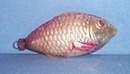 Blown glass fish Christmas tree ornament