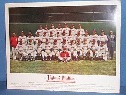 1948 Fightin' Phillies color team photo