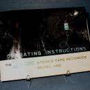 The Concord Stereo Tape Recorder Model 440 Operating Instructions booklet