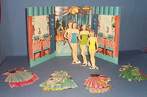 Lennon Sisters cut-out dolls